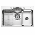 B-Gem - CHQ - CHẬU BÁN NGUYỆT INOX 304  - CÔNG NGHỆ LINEN