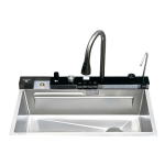 B-Gem  - V5I - CHẬU 5 PHÍM INOX 304 - CÔNG NGHỆ LINEN 3D CHỐNG TRẦY
