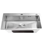 B-Gem - KS_1H - CHẬU 1 HỘC INOX 304 KHÔNG SƠN