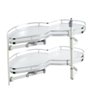 MÂM XOAY HÌNH LÁ 2 TẦNG - INOX 304 