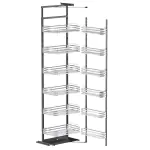 TỦ ĐỒ KHÔ CÁNH MỞ INOX 304 - NAN DẸT BGTK06