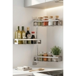 KỆ GIA VỊ XOAY 3 TẦNG INOX 304 BGKGV03