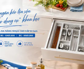 KHAY CHIA THÌA NĨA ĐA NĂNG NHỰA CAO CẤP B-Gem – Biến ngăn kéo lộn xộn thành không gian bếp khoa học