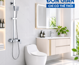 Bộ thiết bị vệ sinh B-Gem cao cấp – Kiến tạo phòng tắm hiện đại với BG - 3055S, BG - 6059 và BG - TUA01
