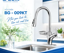 VÒI CHÉN BG-009KT – GIẢI PHÁP HOÀN HẢO CHO KHÔNG GIAN BẾP HIỆN ĐẠI