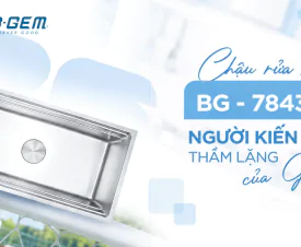 Chậu Rửa Bát 1 Hộc Inox 304 Âm Bàn Đá BG - 7843AT – Phong Độ Bền Bỉ, Chuẩn Đẹp Cho Mọi Gian Bếp Hiện Đại