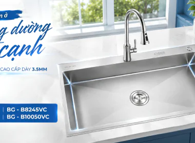 CHẬU VÁT CẠNH CAO CẤP DÀY 3.5MM B-GEM – ĐẮT GIÁ NẰM Ở NHỮNG ĐƯỜNG VÁT CẠNH
