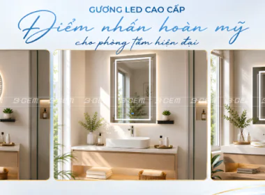 Gương LED Cao Cấp B-GEM – Điểm Nhấn Hoàn Mỹ Cho Phòng Tắm Hiện Đại