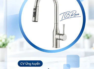 Vòi rửa bát B-Gem BG – T05Revo – Trợ lý bếp đa năng, linh hoạt cho mọi công việc