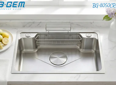 BG - 8050CRH – Chậu Rửa Inox Bề Mặt Trơn Truyền Thống Nhưng Đầy Ưu Điểm Vượt Trội