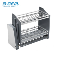 KỆ BÁT ĐĨA NÂNG HẠ ĐIỆN CẢM ỨNG THÔNG MINH - NAN DẸT BGKCVIP02