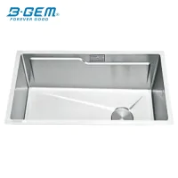 B-Gem - 7840AT - CHẬU 1 HỘC INOX 304 ÂM MẶT ĐÁ