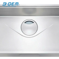 B-Gem - FDA Quick - CHẬU 1 HỘC INOX 304 ÂM BÀN ĐÁ