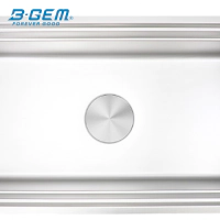 B-Gem - AT - CHẬU 1 HỘC INOX 304 ÂM MẶT ĐÁ - CÔNG NGHỆ LINEN