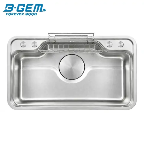 B-Gem - NEO - CHẬU BÁN NGUYỆT INOX 304 CÔNG NGHỆ VOLCANO 