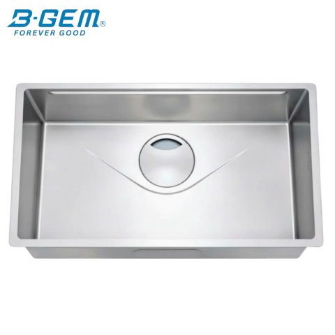 B-Gem - FDA Quick - CHẬU 1 HỘC INOX 304 ÂM BÀN ĐÁ