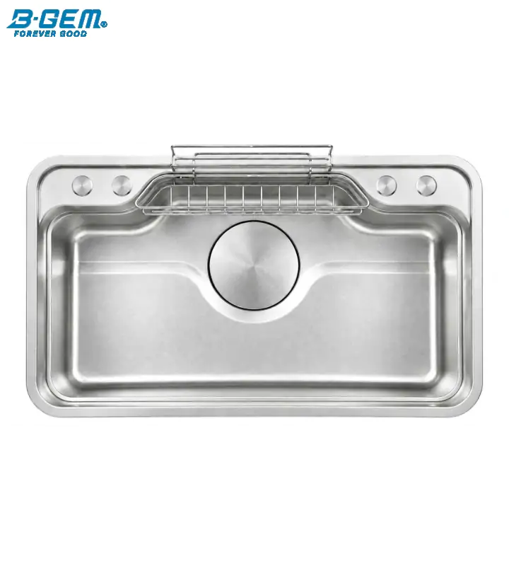 B-Gem - NEO - CHẬU BÁN NGUYỆT INOX 304 CÔNG NGHỆ VOLCANO 