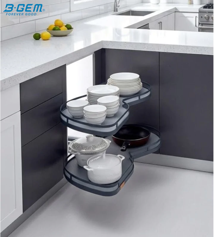 MÂM XOAY HÌNH LÁ 2 TẦNG - INOX NANO BGMX900B
