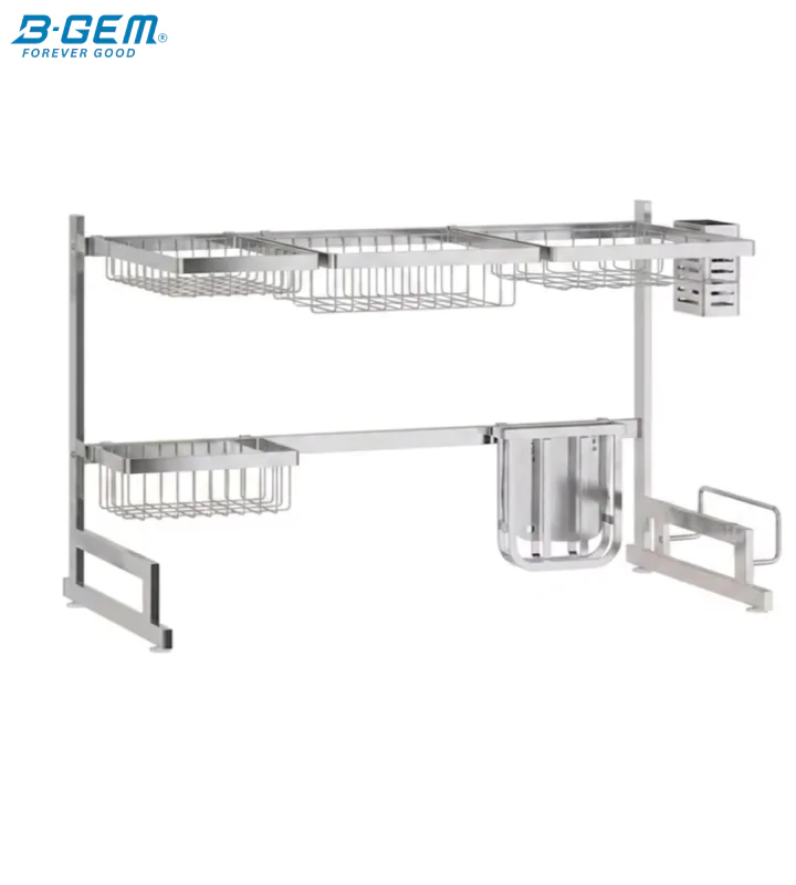 KỆ CHÉN ĐA NĂNG INOX 304 BGKC015
