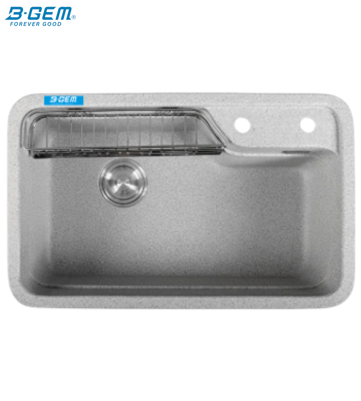 B-Gem EG8150XKS - CHẬU RỬA BÁN NGUYỆT GRANITE 