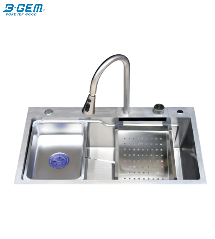 B-Gem - LV - CHẬU 1 HỘC INOX 304