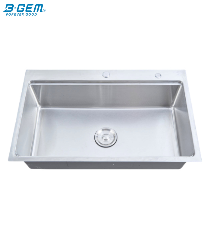B-Gem - HB - CHẬU HẠ BẬC 1 HỘC INOX 304 DÀY 3.5MM