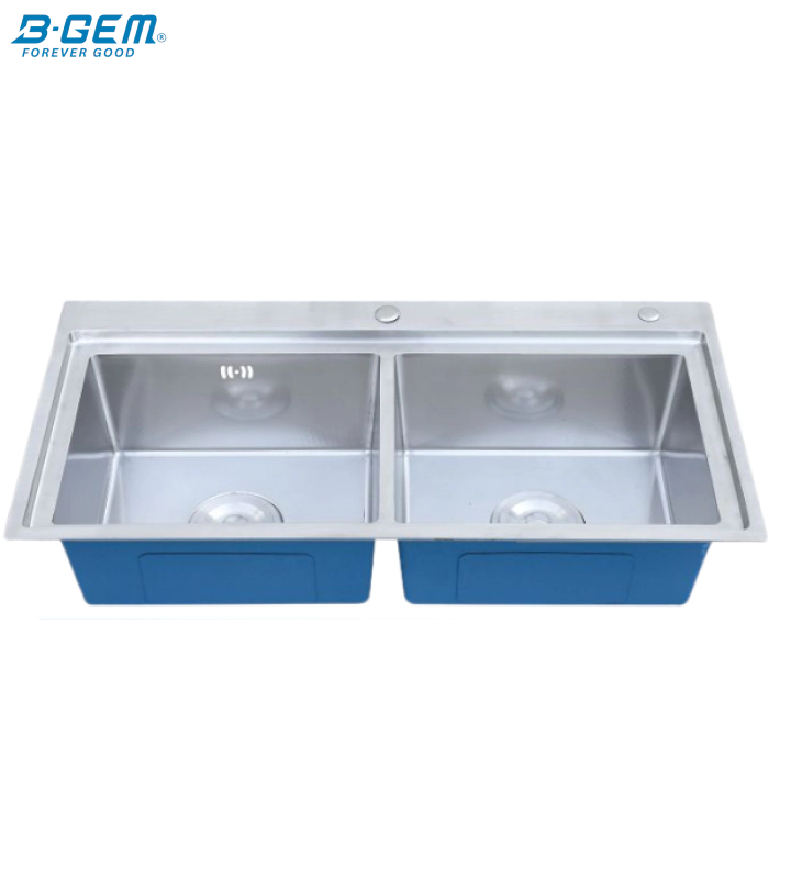 B-Gem - HB_2H - CHẬU HẠ BẬC 2 HỘC INOX 304 DÀY 3.5MM