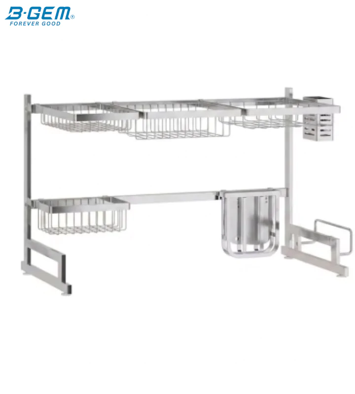 KỆ CHÉN ĐA NĂNG INOX 304 BGKC015